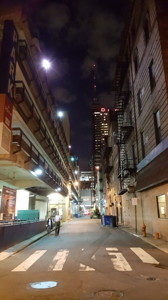 An alley in Center City, Philadelphia