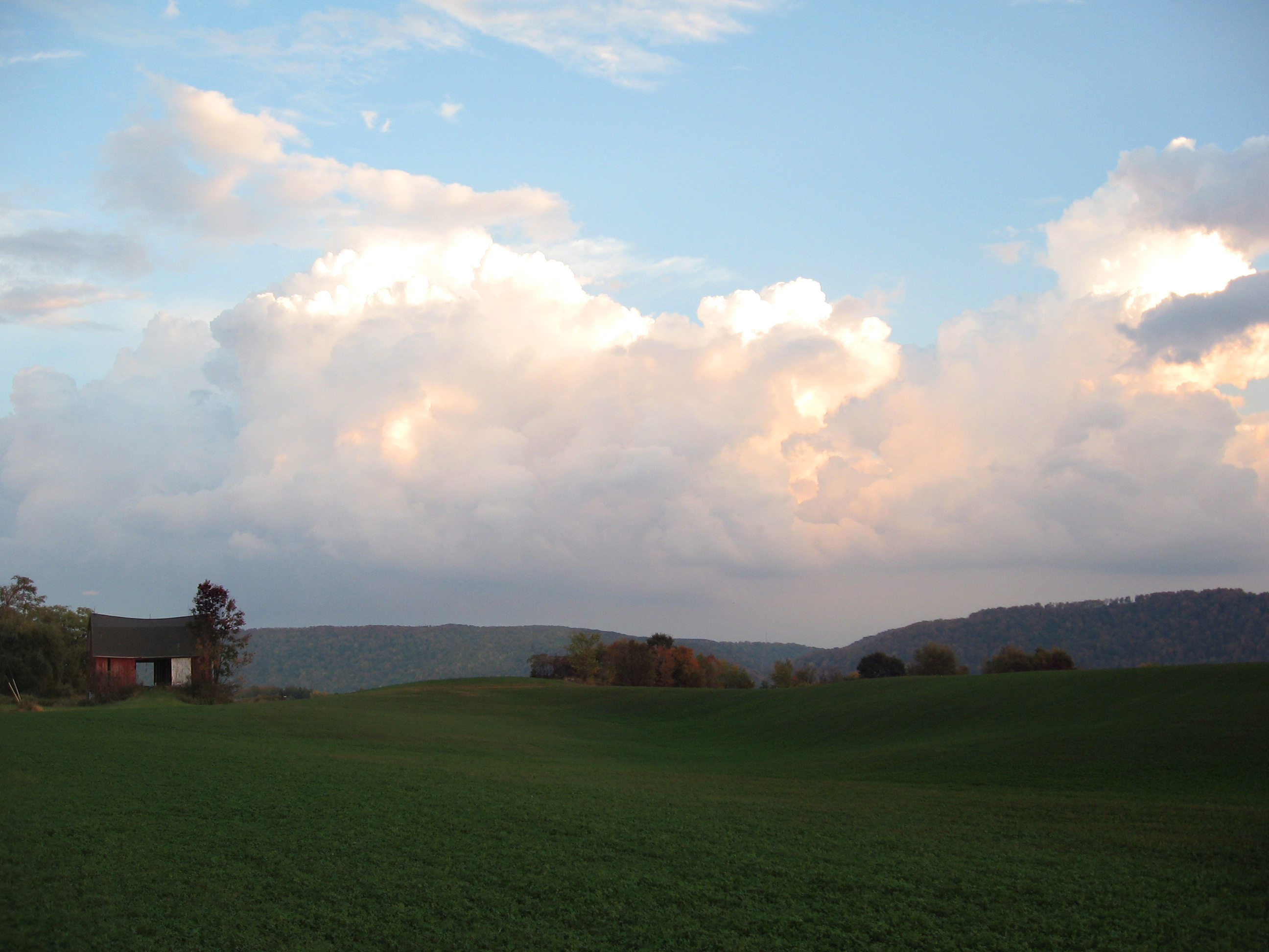 A summer day in Upstate New York's Southern Tier.